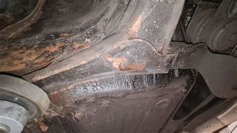 Another Shot Of The Front Subframe Corrosion Balance Motor Works