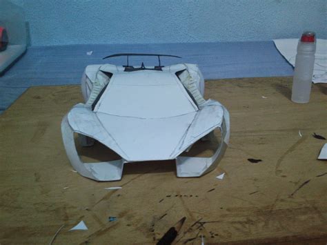 Paper Craft Car Lamborghini Papercraft Car Thebian Concepts