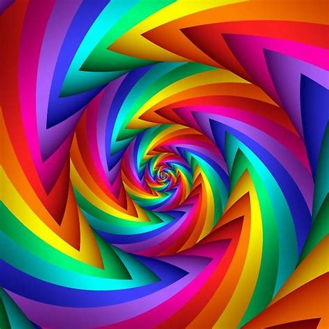 Rainbow Fractal Spiral Lion Wallpaper Rainbow Wallpaper Abstract