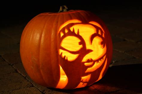 My Pumpkin Carving Of Sally From The Nightmare Before Chri Flickr My