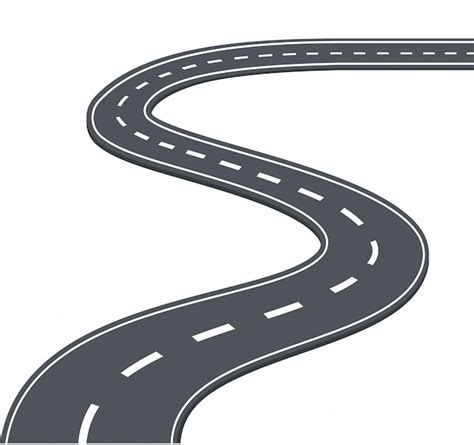 Road Outline Clip Art