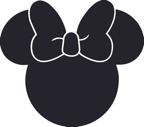 The Minnie Mouse Head Cartoon Character Art Vinyl Decors Sticker Design
