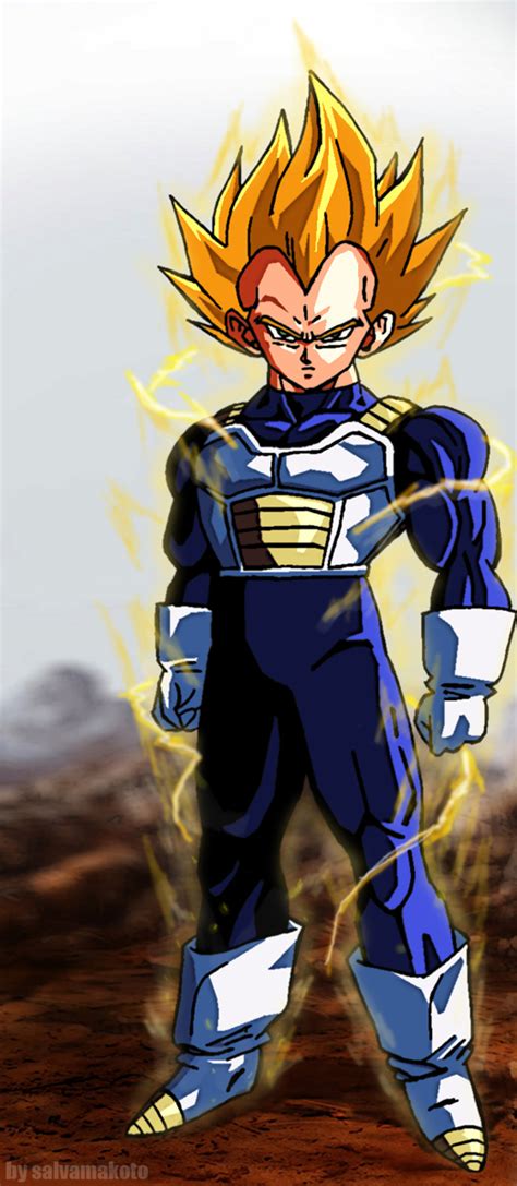 Vegeta Super Saiyan 1 By Salvamakoto On Deviantart