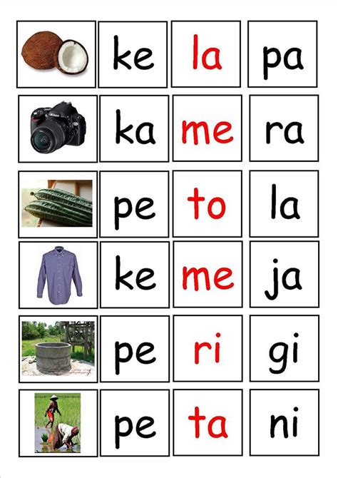 See more ideas about bahasa melayu, tatabahasa, prasekolah. BICARACIKGU: LATIHAN SUKU KATA
