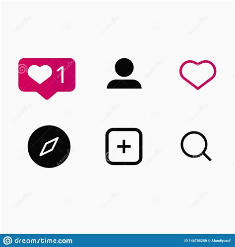 Hier und auf den folgenden seiten haben wir alles wichtige rund um die türglocke mit kamera, über handy ansteuerbar. Satz Social Media-Ikonen Angespornt Durch Instagram: Wie ...