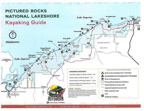 Pictured Rocks National Lakeshore Map What Is A Map Scale