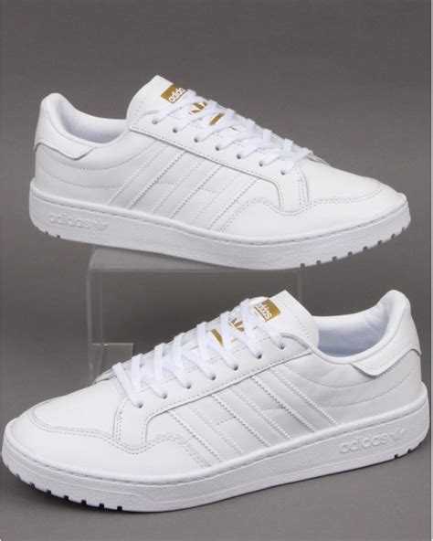 Adidas Team Court Trainers White Adidas At 80s Casual Classics