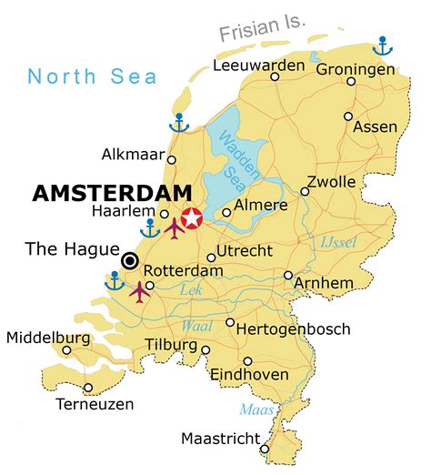 map of netherlands gis geography