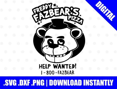 Five Nights At Freddy S SVG DXF PNG File Cutting Etsy