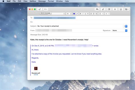 Reply To Emails With Original Attachments In Mac Os X Mail