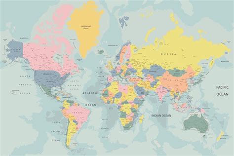 Colorful World Map Wallpaper Best Wallpaper Burnett