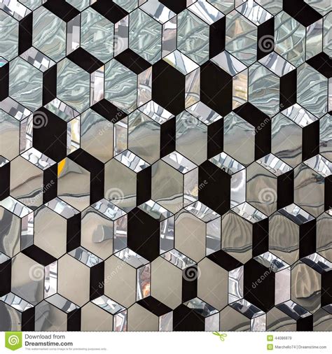 Abstract Glass Crystallized Mirror Pattern Stock Image Image 44086879