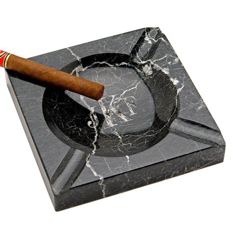 Cigar Ashtrays Ashtray For Both Cigar And Cigarette Metal Pu Material Modern Tabletop Ashtray