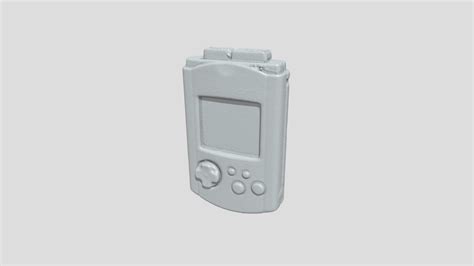 Sega Dreamcast Vmu 3d Scan 3d Model By Kentacles 640d0fe Sketchfab