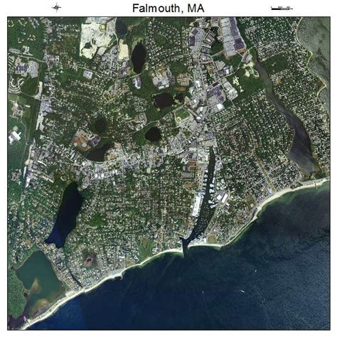 Aerial Photography Map Of Falmouth Ma Massachusetts