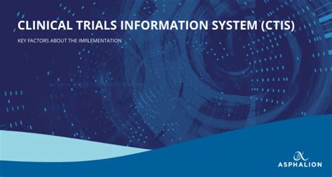 New Clinical Trials Information System Ctis