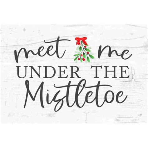 The Holiday Aisle® Meet Me Under The Mistletoe On Canvas By Lux Me