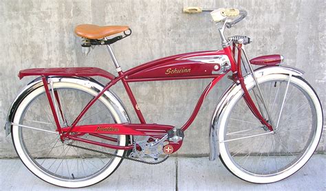 1953 And 1954 Schwinn Panther Cruiser Balloon Tire Bikes Classic Cycle