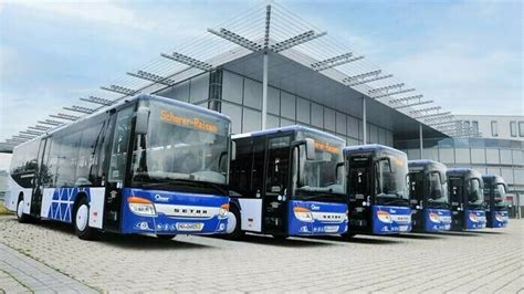 Evobus Neu Ulm und Daimler Truck 25 neue Setra Busse für Scherer