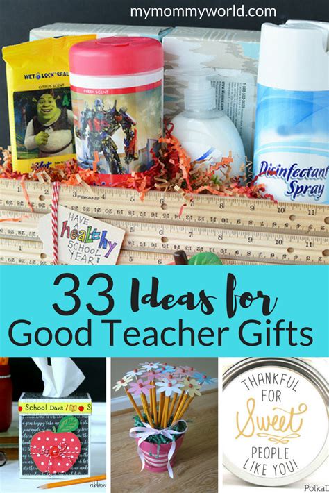 All these christmas gifts for teachers are sure to make them know how loved they are! 33 Ideas for Good Teacher Gifts | My Mommy World