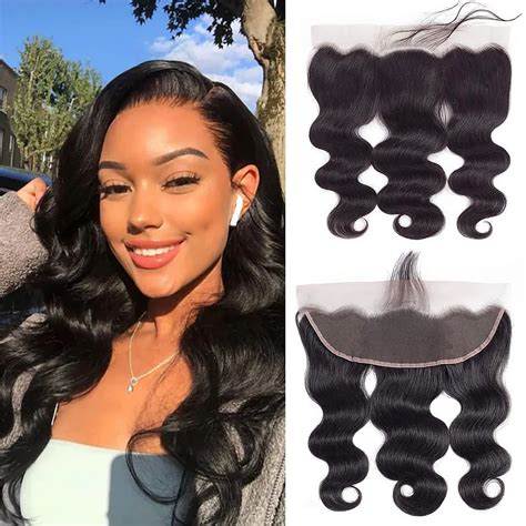Body Wave X Lace Frontal Human Hair Pre Plucked Brazilian Body Wave