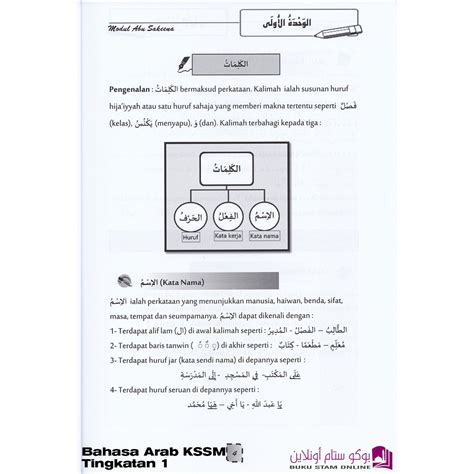 Buy Buku Nota Rujukan Dan Latihan Pengukuhan Bahasa Arab Kssm Tingkatan