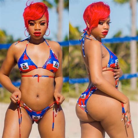 Haitian Flag Bikini Set Etsy
