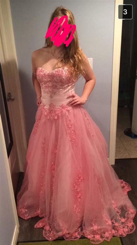 $15 thrift store find turned into my best friend's gorgeous prom dress