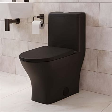Sublime Ii One Piece Round Toilet Dual Flush 1116 Gpf In Matte Black