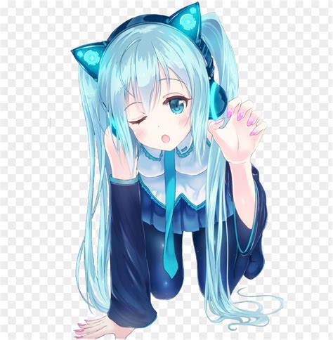 Anime Girl Cat Ears Headphones