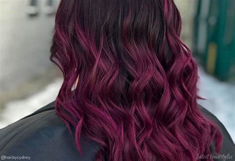 Best red hair color i've found in a chemical dye. 11 Amazing Black Cherry Hair Colors for 2020