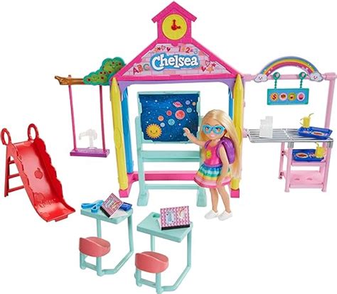 Barbie Ghv80 Club Chelsea Classroom Play Set With A Doll Blonde And
