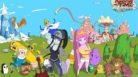 Download Charming Adventure Time Cartoon Network Characters Wallpaper