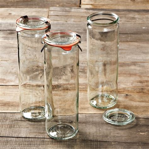 Weck Cylindrical Jars Set Of 6 Williams Sonoma
