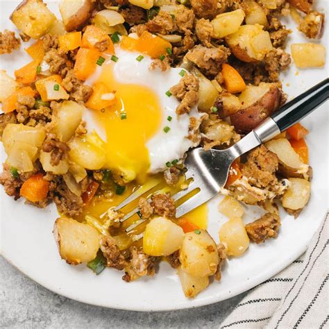 Mexican Potato Hash With Chorizo And Eggs Our Salty Kitchen