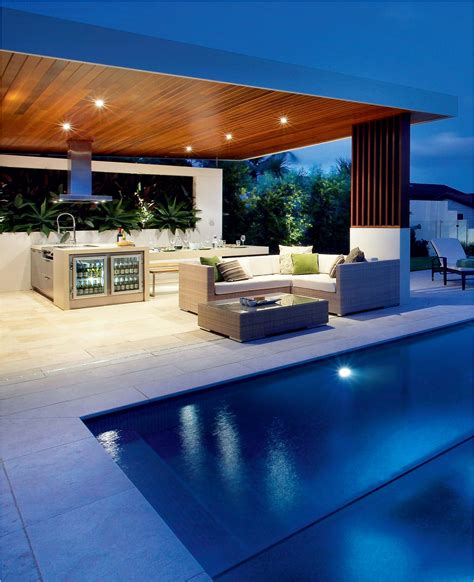 42 Awesome Outdoor Living Design Ideas On A Budget Modern Outdoor Kitchen Outdoor Rooms