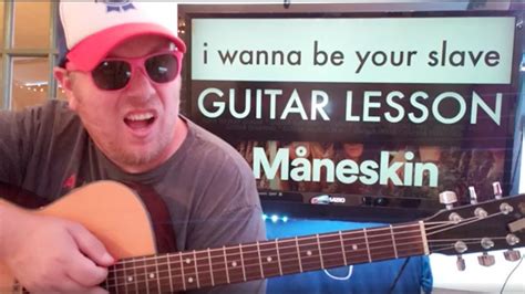 Then i wanna feed ya. How To Play I WANNA BE YOUR SLAVE Guitar Måneskin / easy ...