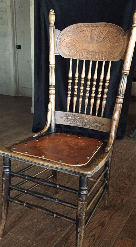 Great savings & free delivery / collection on many items. Distressed leather seat | Leather seat, Dining chairs, Chair
