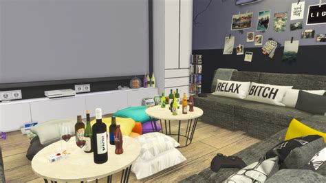 Modelsims4 The Sims 4 Gaming And Theater Room Name