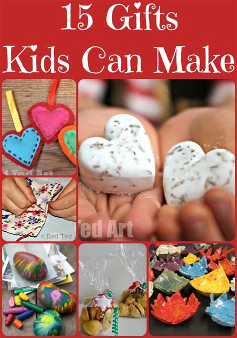 Gift ideas for your parents. Christmas Gift Ideas for Kids To Make - Red Ted Art's Blog
