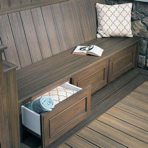 Top 60 Best Deck Bench Ideas Built In Outdoor Seating Designs