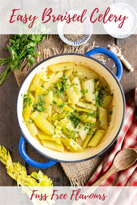 Quick And Easy Braised Celery Recipe Fuss Free Flavours