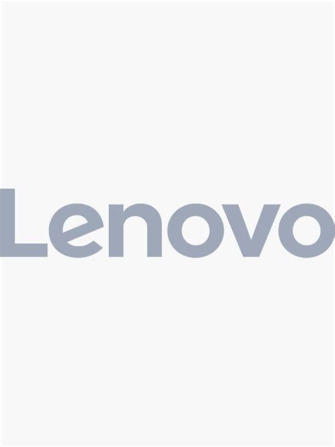 Laptop Lenovo Logo Sticker By Wetlux Redbubble