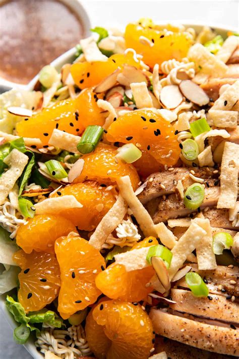 Chinese Chicken Salad With Mandarin Oranges Modern Crumb