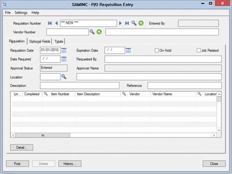 Purchase Requisitions Sage 300 Malaysia