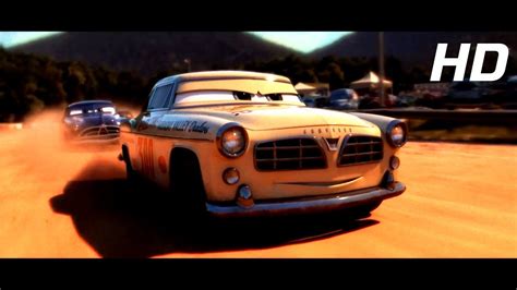 Cars 3 Doc Hudsons Legendary Race Hd Clip Youtube