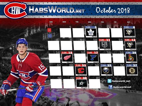 Jesperi kotkaniemi looked like a completely different player from the one that was sent down to the ahl because to the sophomore slump. October 2018 Desktop Wallpaper Calendar - HabsWorld.net