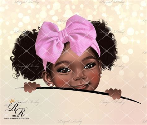 Peekaboo Princess Baby Girl African American Baby Pink Headband