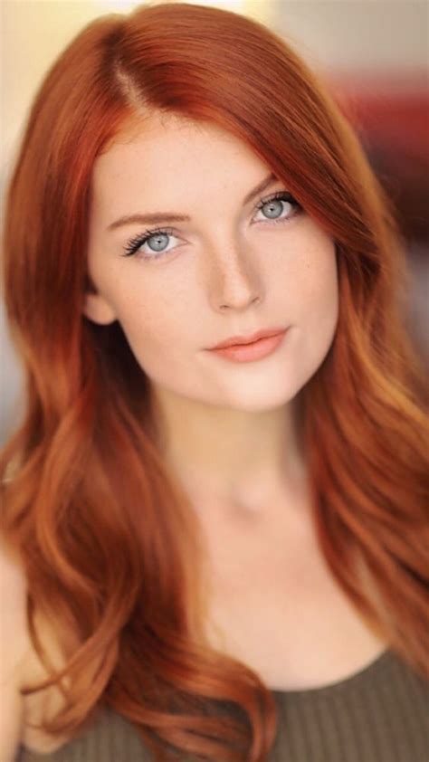 American Actress Elyse Dufour Beautiful Red Hair