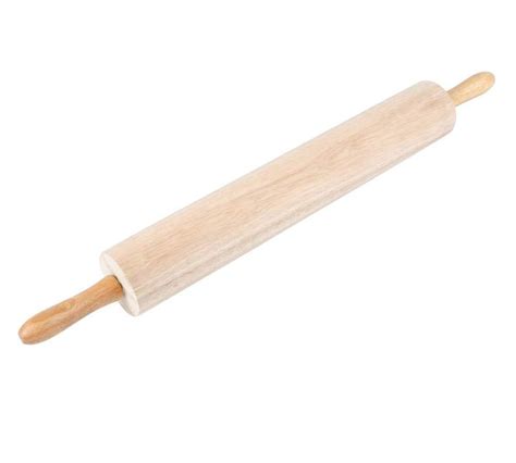 15 Inch Long Wooden Rolling Pin Hardwood Dough Roller With Smooth Rol